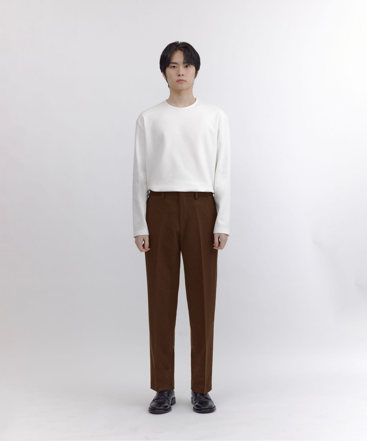 넌블랭크(NONBLANK) [SET UP] 세미 오버사이즈 핏 셋업 수트_BRICK