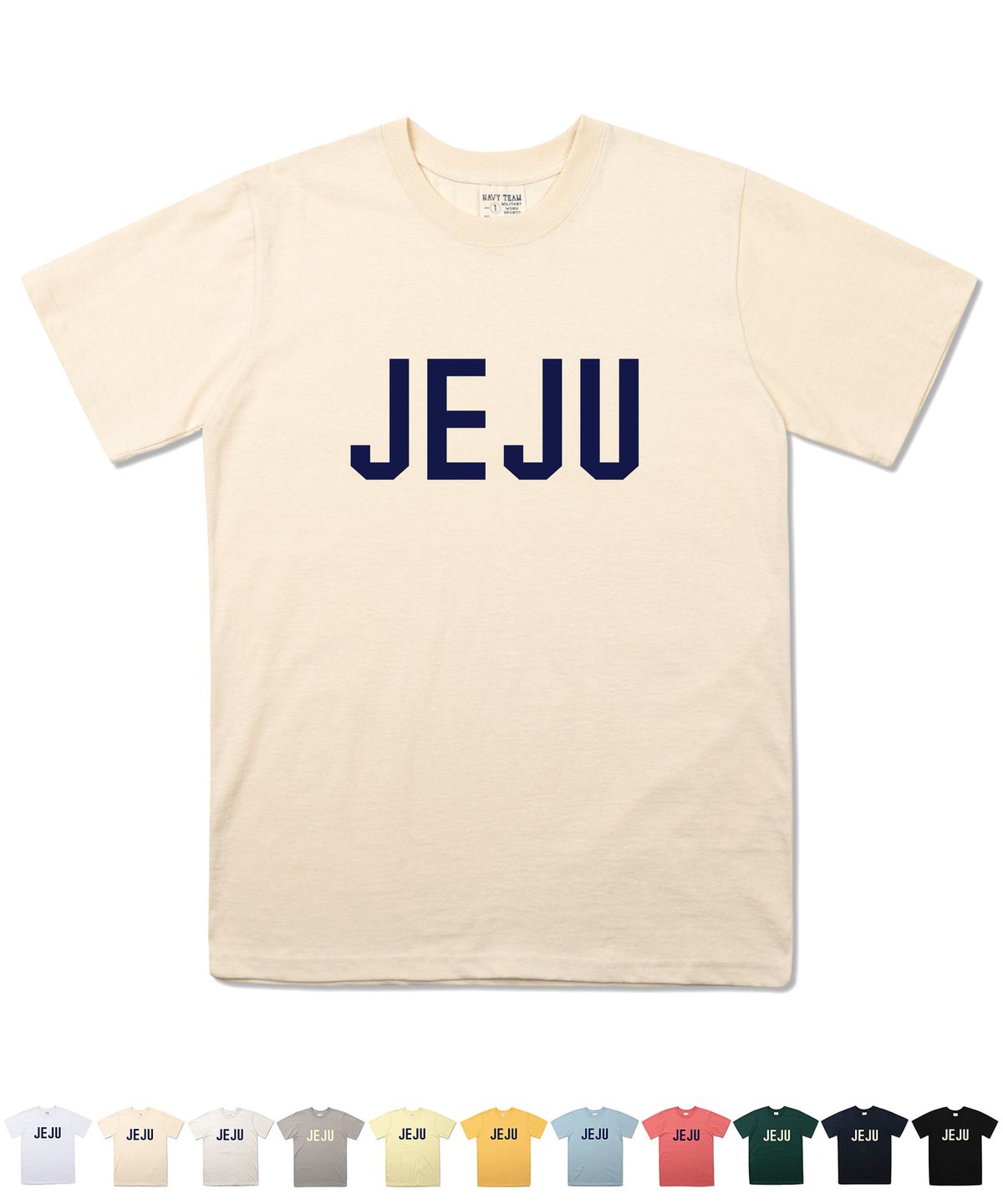 네이비팀(NAVYTEAM) NTV-JEJU SHORT SLEEVE