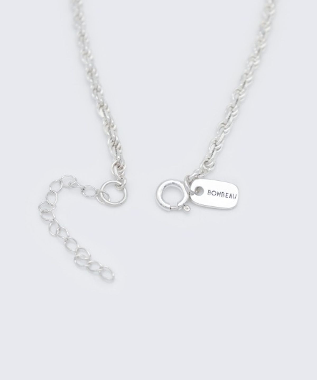 봉보(BONBEAU) Bono twist silver chain Necklace 보노 볼드 꼬임 체인 실버 925 목걸이
