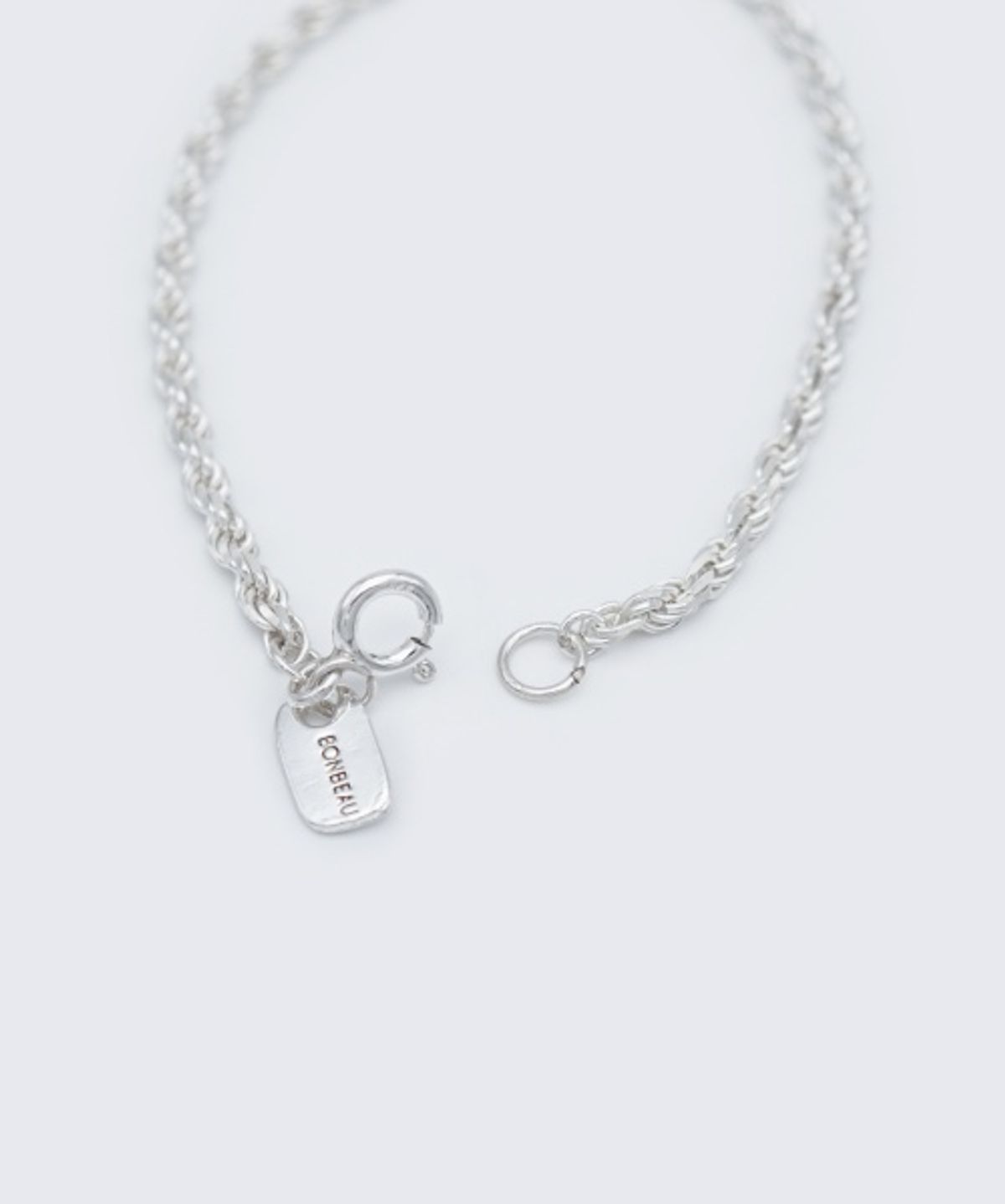 봉보(BONBEAU) Bono twist silver chain Bracelet 보노 볼드 꼬임 체인 실버 925 팔찌