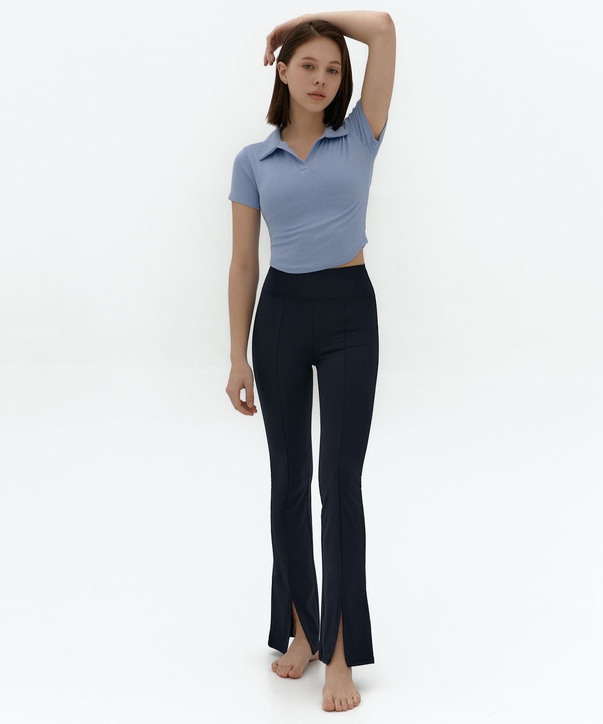 콘치웨어(CONCHWEAR) 콘치 부츠컷 트임 레깅스 (4color)
