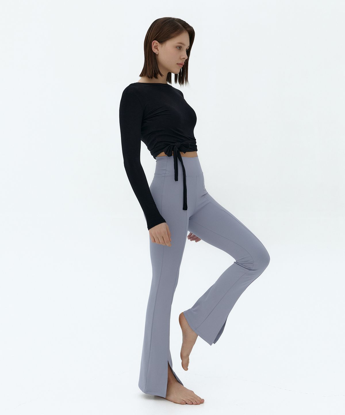 콘치웨어(CONCHWEAR) 콘치 부츠컷 트임 레깅스 (4color)