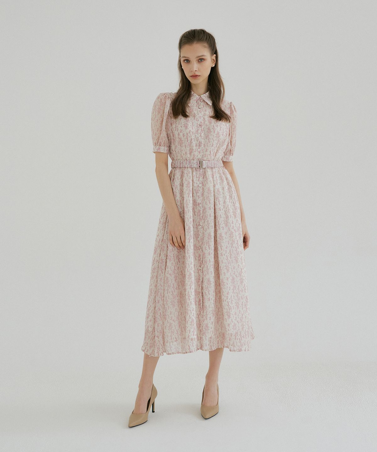 멀리온(MULLION) CHIFFON FLORAL DRESS