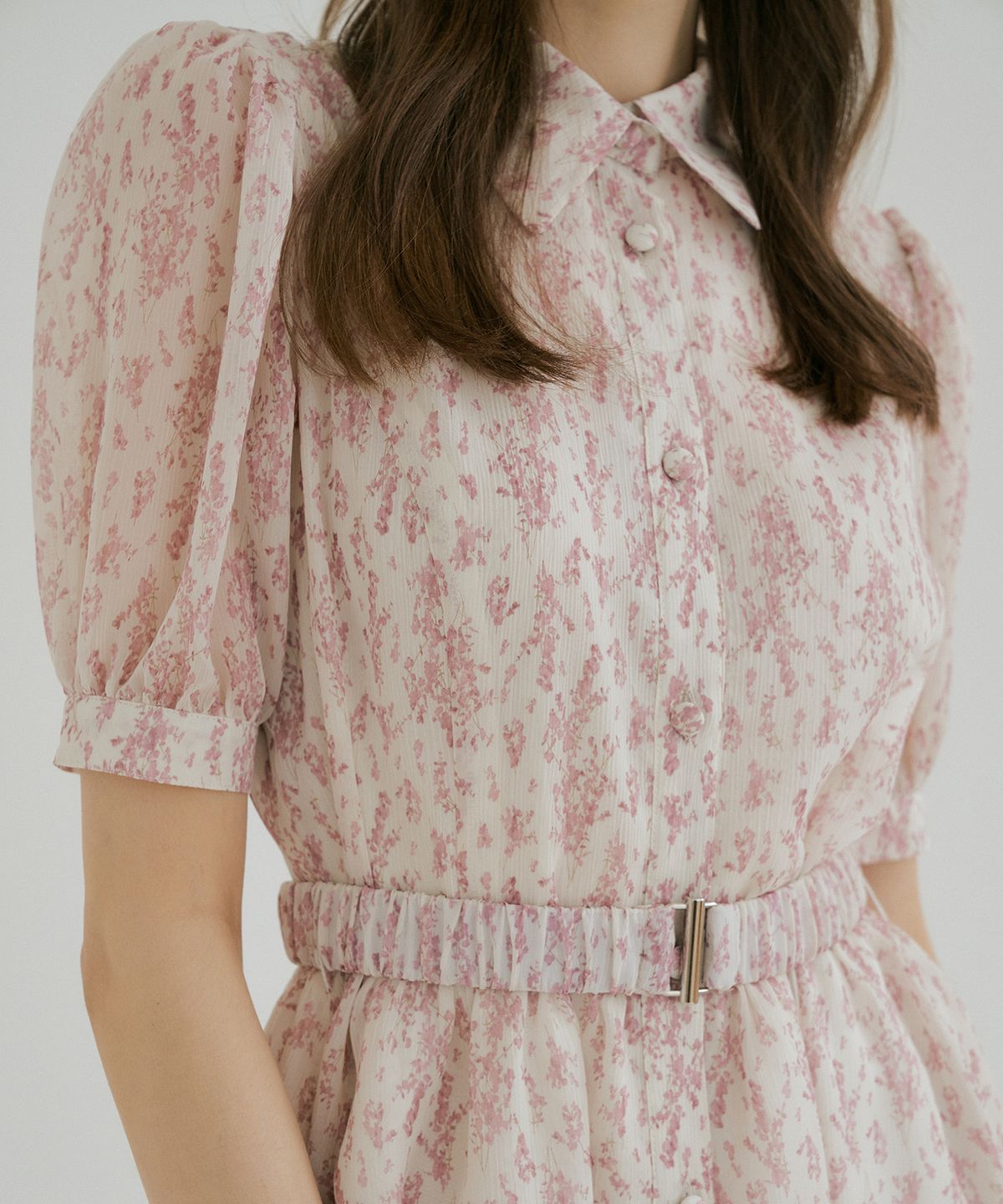 멀리온(MULLION) CHIFFON FLORAL DRESS