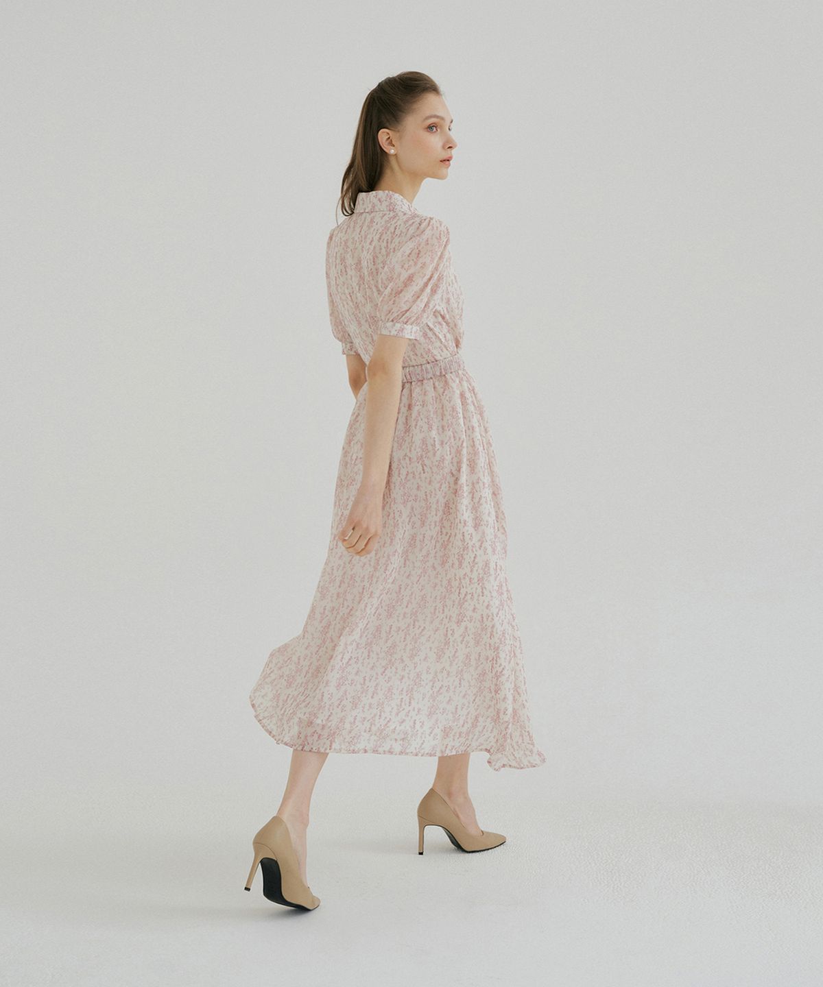 멀리온(MULLION) CHIFFON FLORAL DRESS