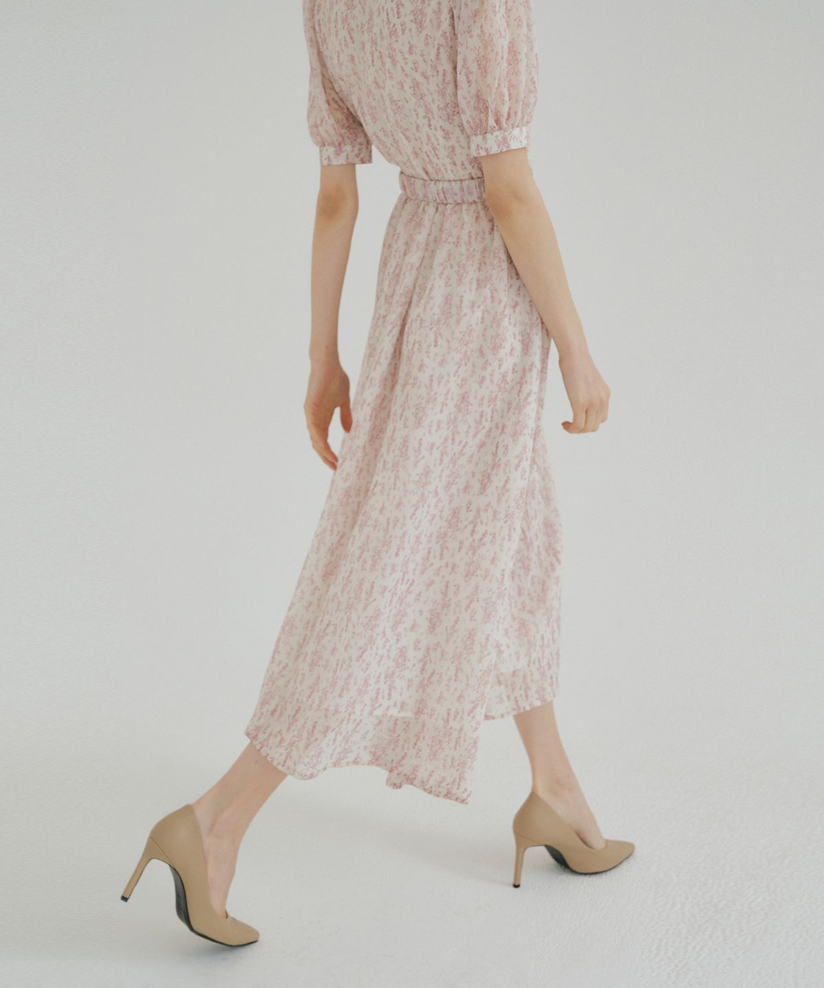 멀리온(MULLION) CHIFFON FLORAL DRESS