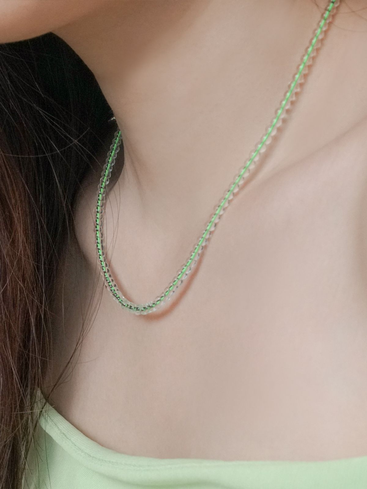 포스트루드(POSTLUDE) [SILVER] 3GLASS SLIDE N (GREEN)