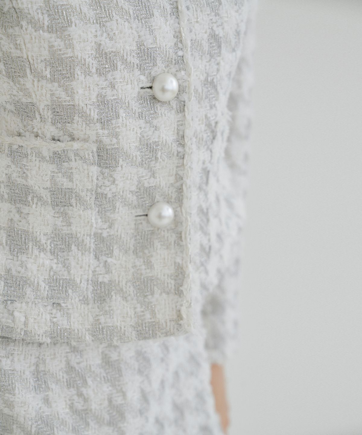 멀리온(MULLION) SILVER TWEED JACKET
