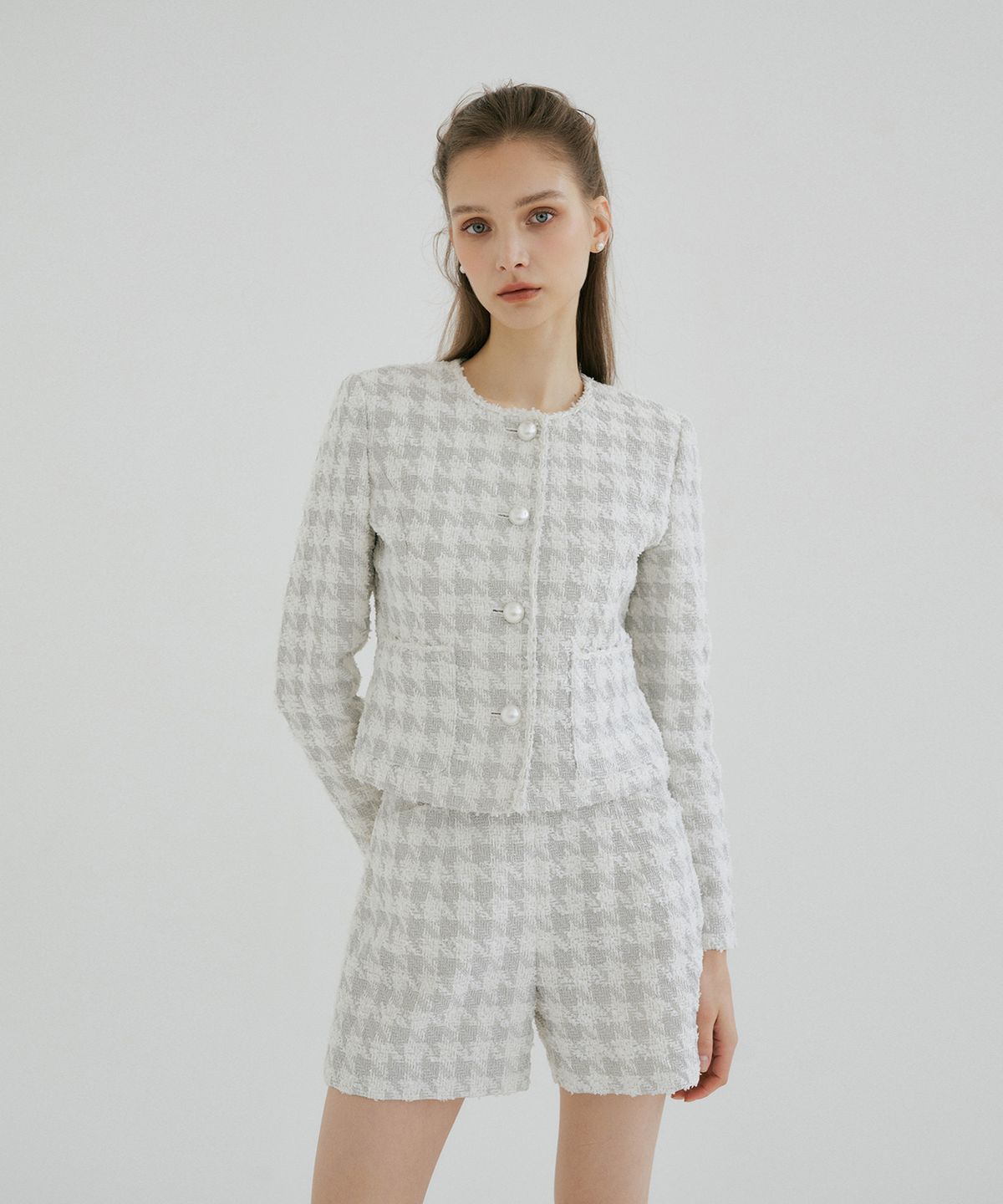 멀리온(MULLION) SILVER TWEED JACKET
