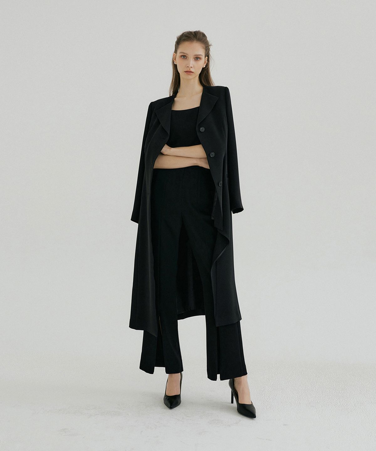 멀리온(MULLION) UNBALANCE CUTOUT JACKET