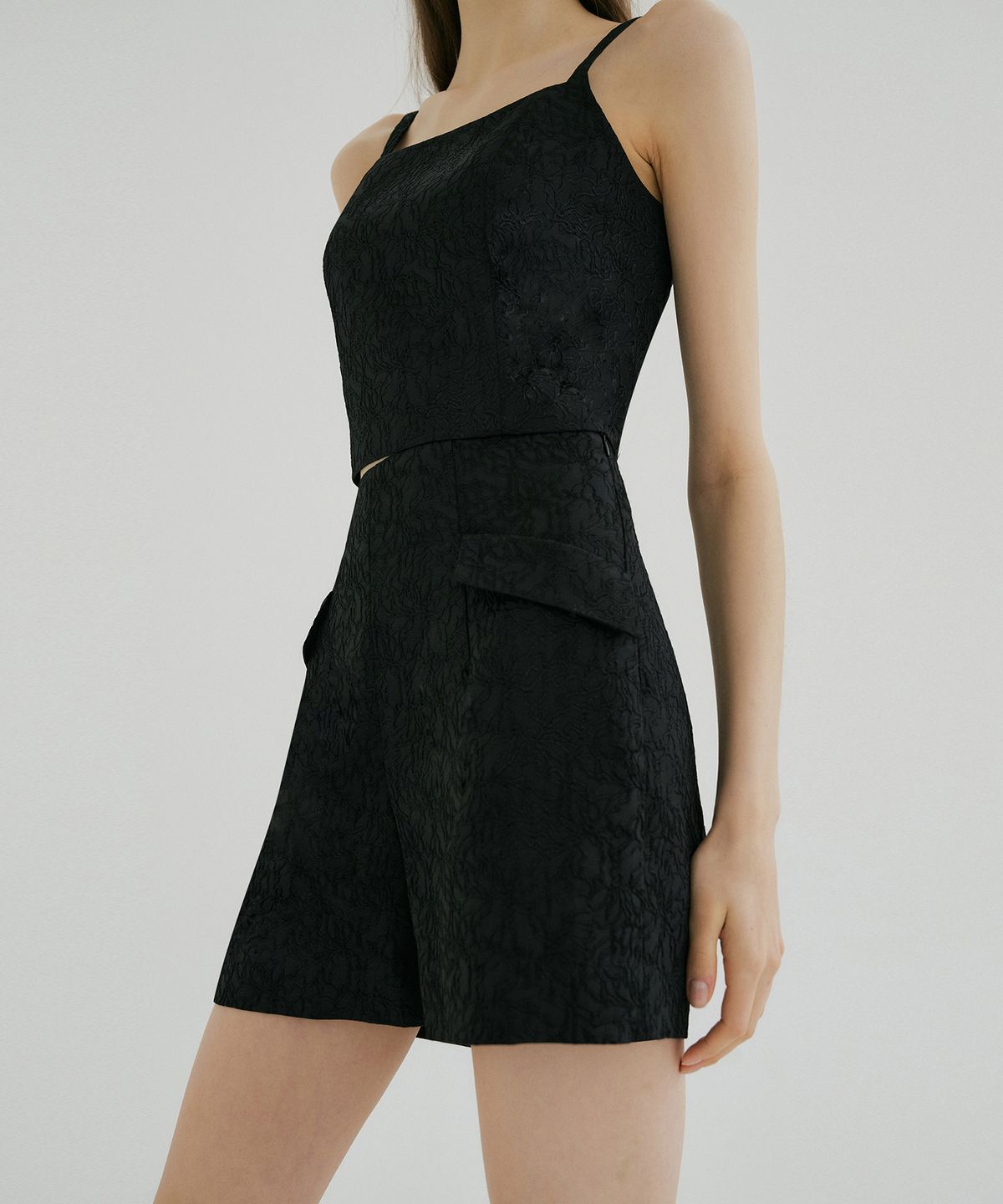 멀리온(MULLION) JACQUARD BUSTIER TOP