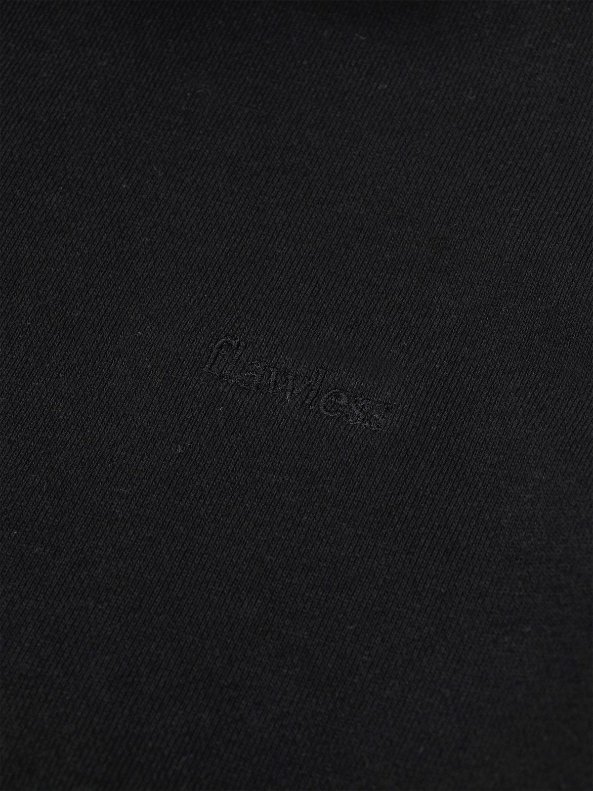 게리루더(GARYLUTHER) 플로리스 스웨트 하프집 블랙