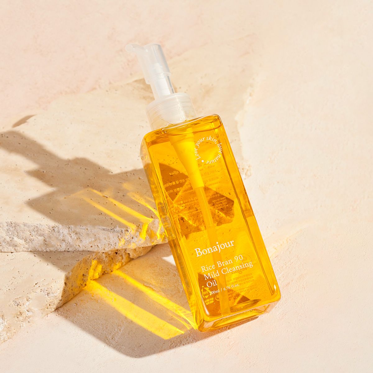보나쥬르(BONAJOUR) 비건 라이스브랜 90 클렌징 오일 200ml