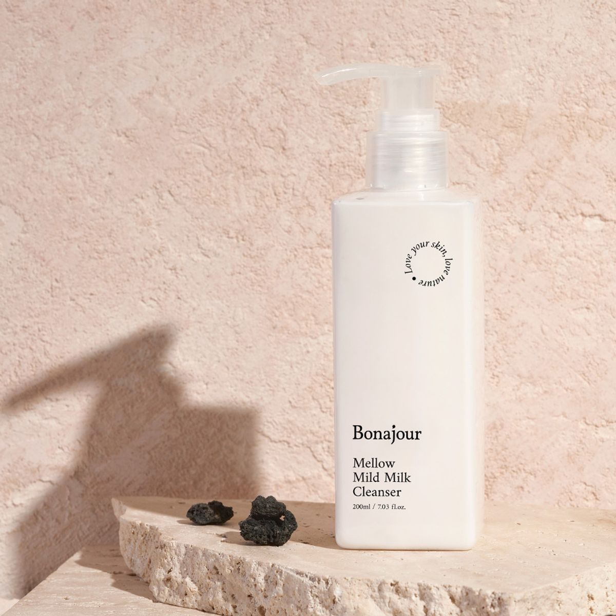 보나쥬르(BONAJOUR) 비건 멜로우 마일드 밀크 클렌저 200ml