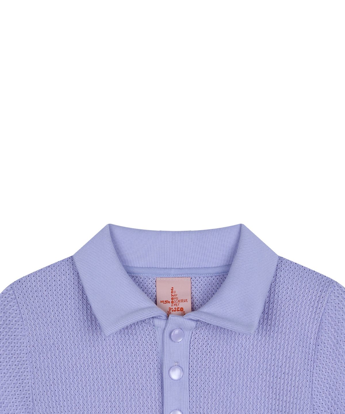 하이스쿨디스코(HIGH SCHOOL DISCO) see through PK shirt_very peri