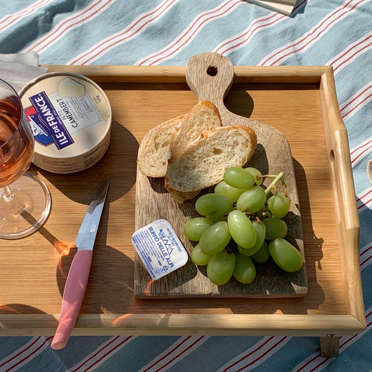 앨리건트 테이블(ELEGANT TABLE) 아멜리블루 피크닉&캠핑매트 2size 파우치포함