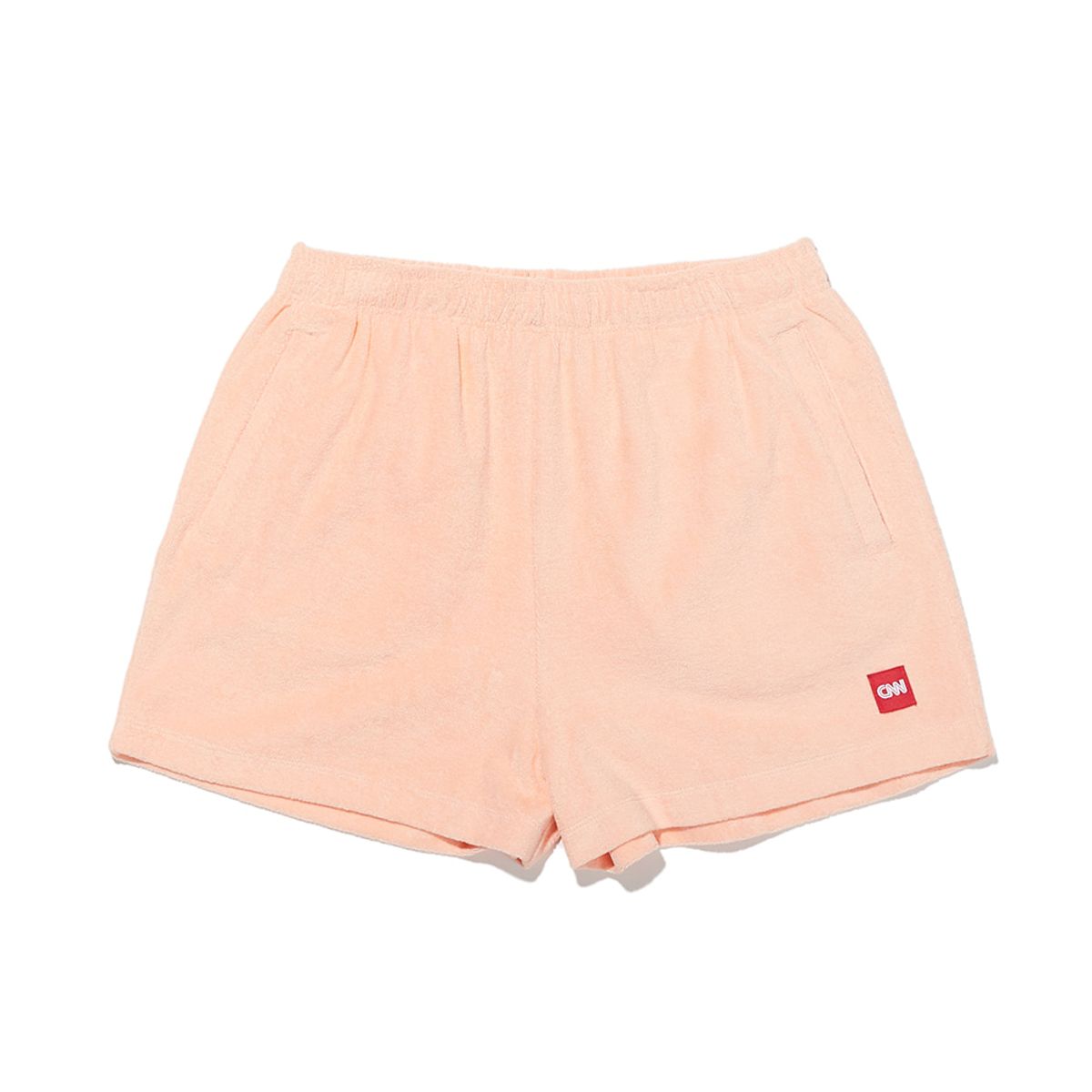씨엔엔 어패럴(CNN APPAREL) 스타일 여성용 프렌치테리 쇼츠 PINK