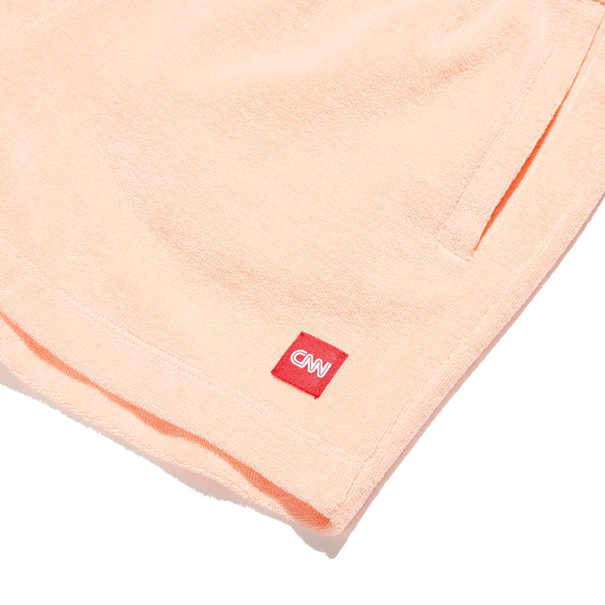 씨엔엔 어패럴(CNN APPAREL) 스타일 여성용 프렌치테리 쇼츠 PINK