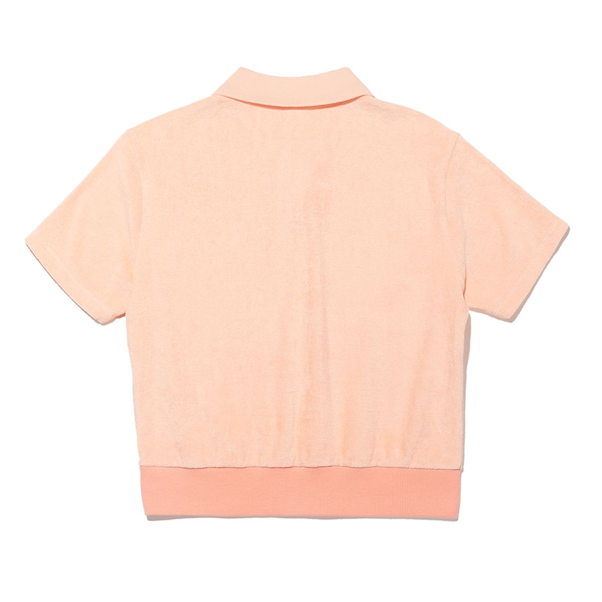 씨엔엔 어패럴(CNN APPAREL) 스타일 여성용 크롭 폴로 티셔츠 PINK