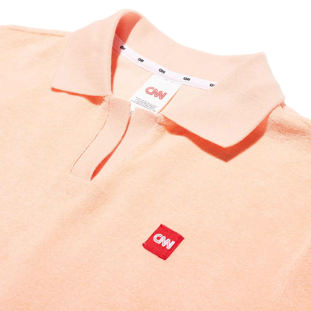 씨엔엔 어패럴(CNN APPAREL) 스타일 여성용 크롭 폴로 티셔츠 PINK