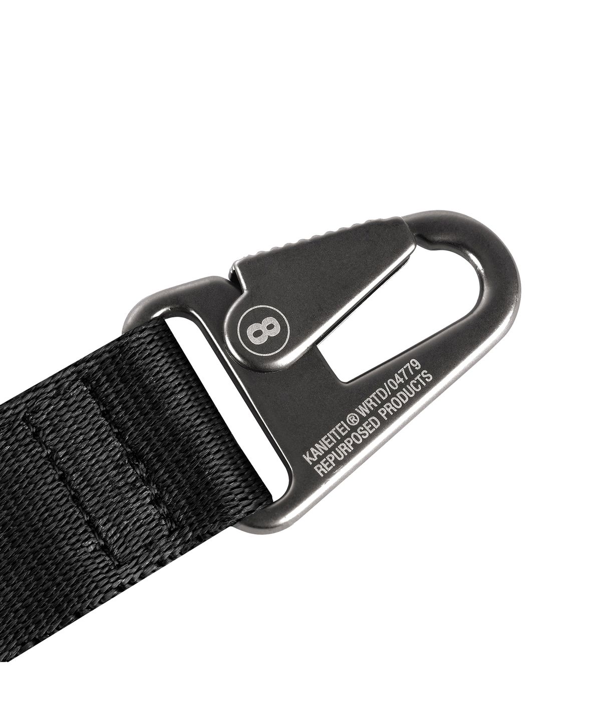 카네이테이(KANEITEI) SAWTOOTH SNAP WRIST STRAP (BLACK)