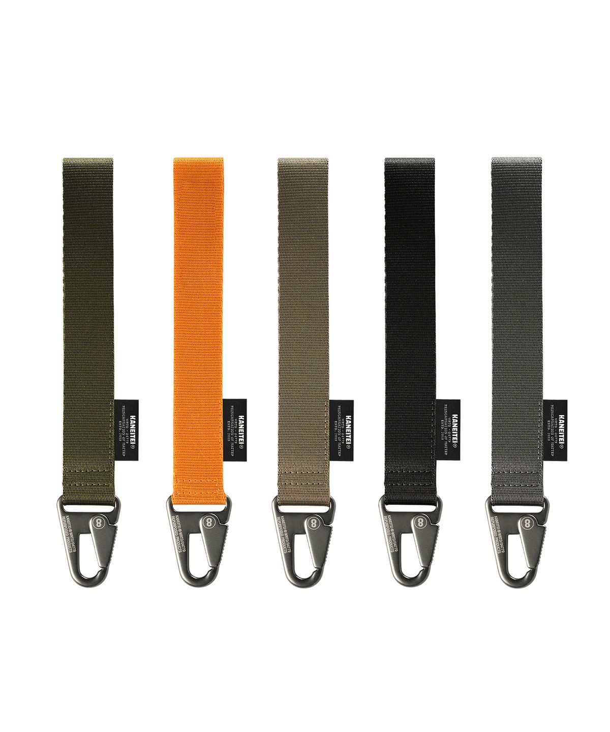 카네이테이(KANEITEI) SAWTOOTH SNAP WRIST STRAP (BLACK)