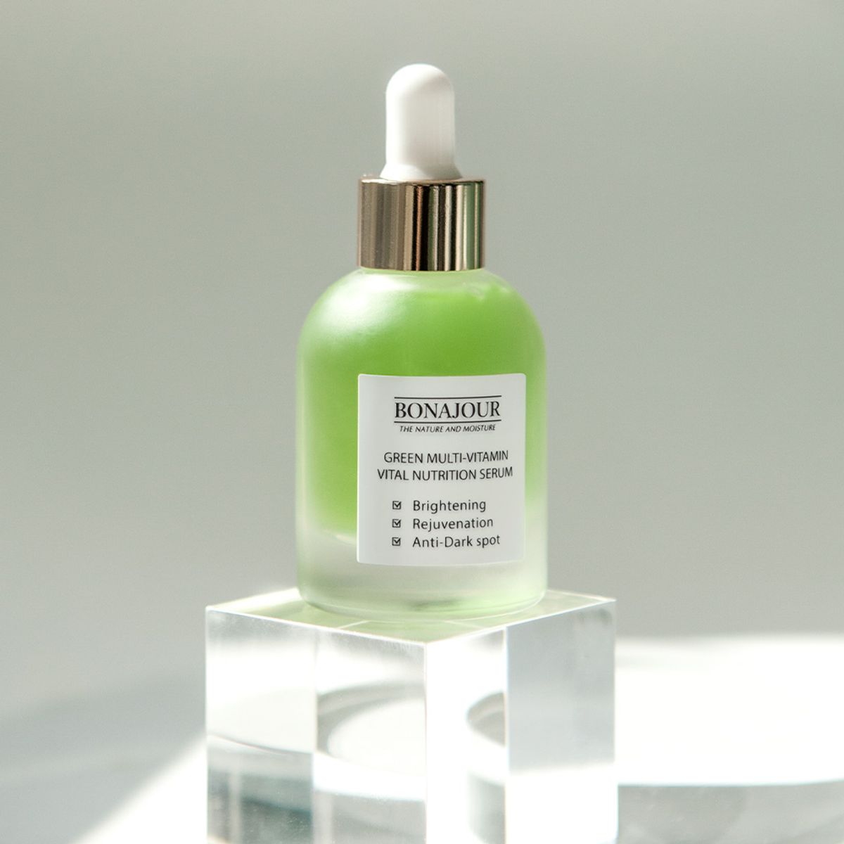 보나쥬르(BONAJOUR) 비건 그린 멀티비타민 바이탈 뉴트리션 세럼 35ml