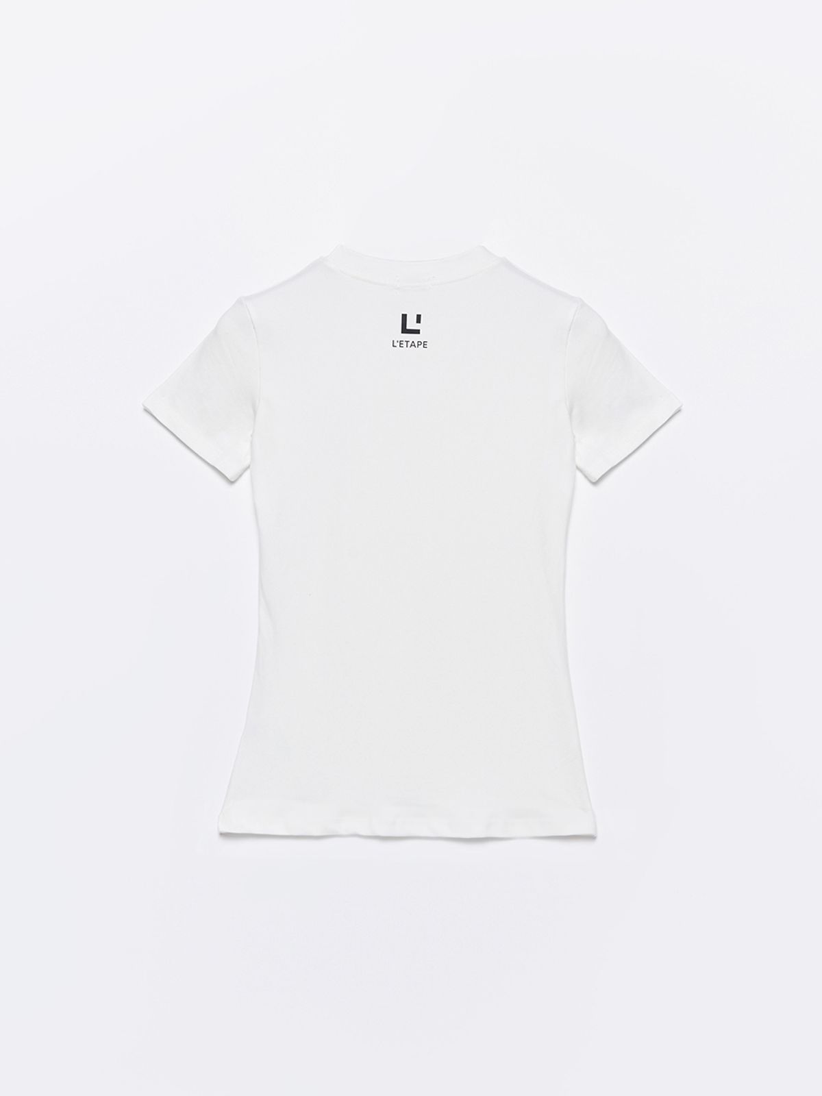 레탑(LETAPE) 로고 기능성 반팔티 - 화이트