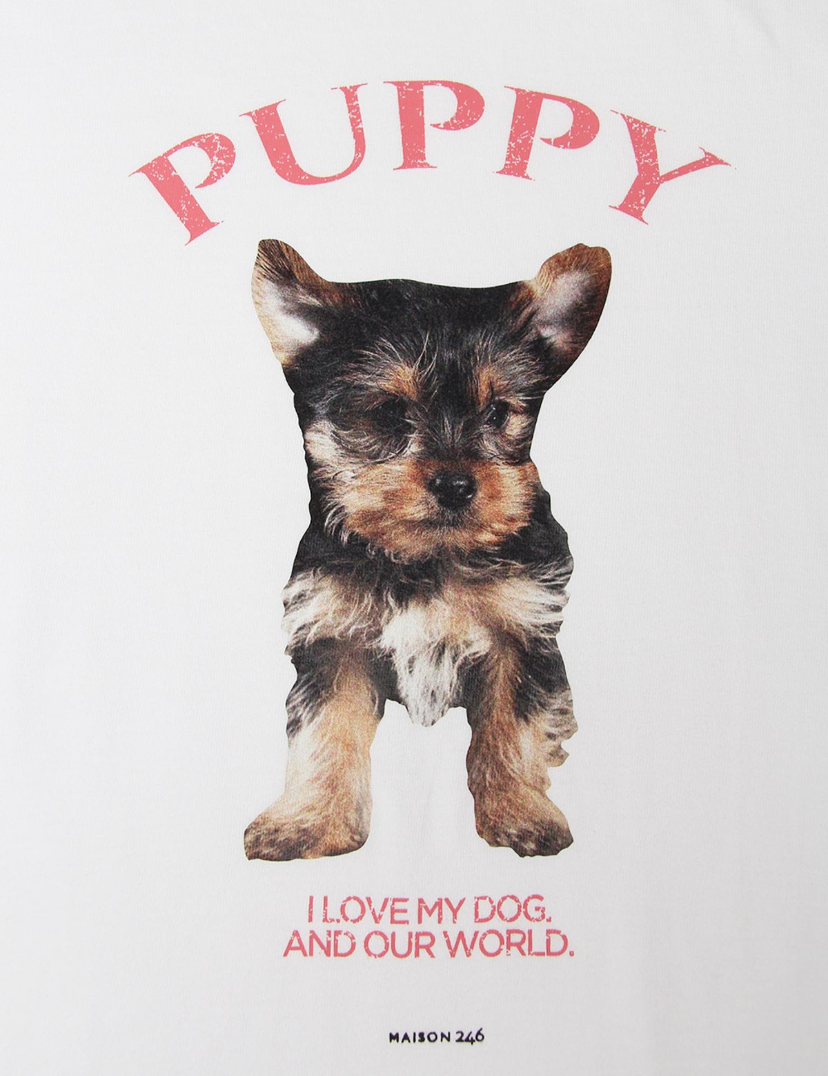 메종246(MAISON246) PUPPY T-SHIRT