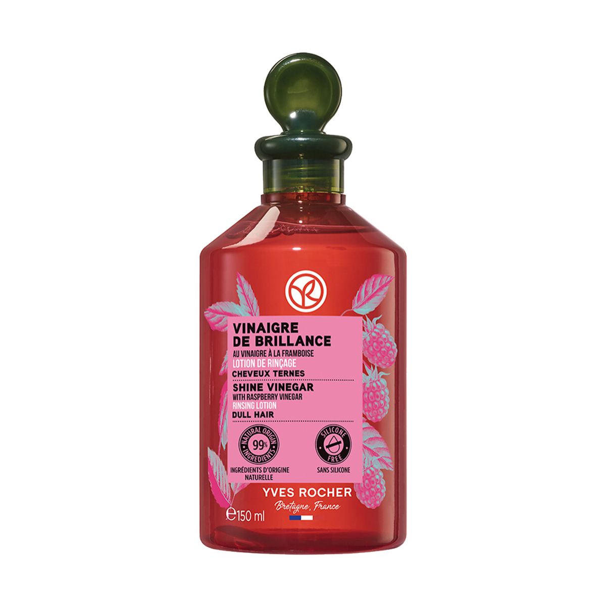 이브로쉐(YVESROCHER) 라즈베리 샤인 헤어 식초 (윤기케어) 150ml
