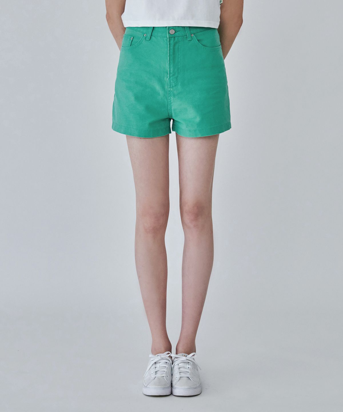 판도라핏(PANDORAFIT) [SHORT] Watery Jeans Mint