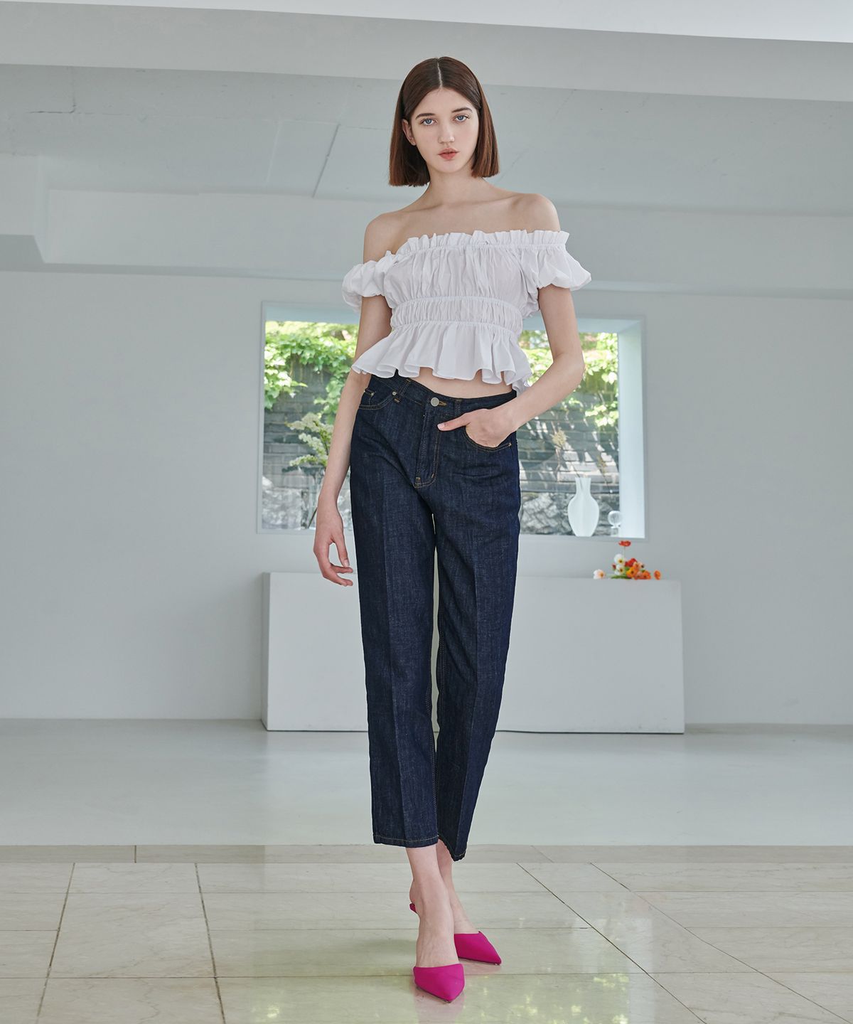 판도라핏(PANDORAFIT) [STRAIGHT] Nome Jeans