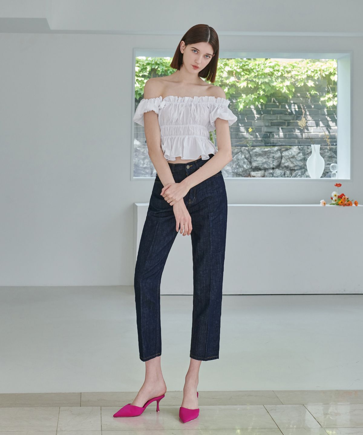 판도라핏(PANDORAFIT) [STRAIGHT] Nome Jeans