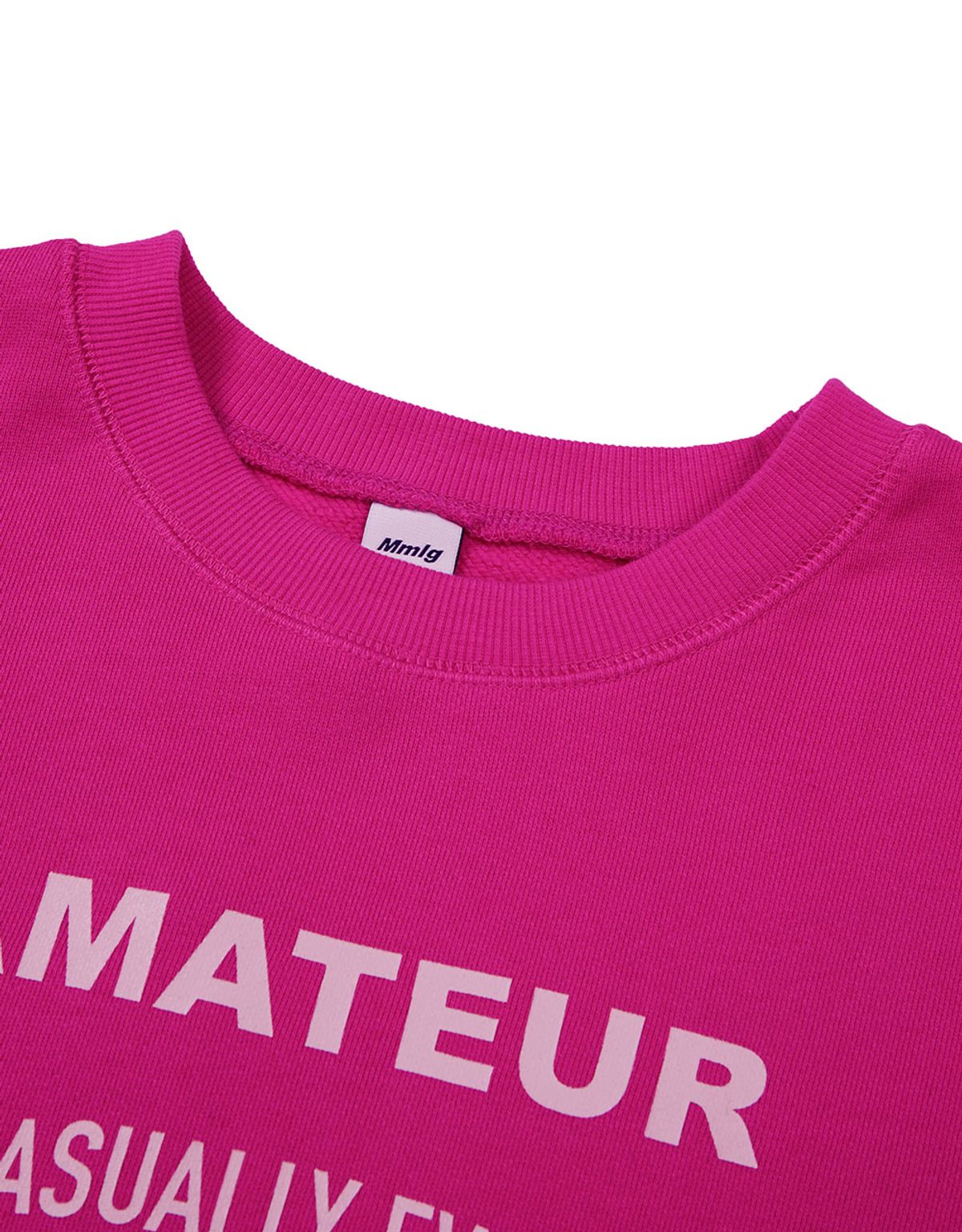 엠엠엘지(MMLG) [Mmlg] AMATEUR SWEAT (FLOW PINK)