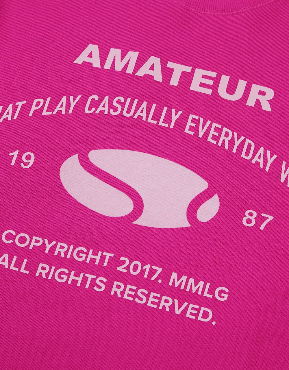 さらに100円引き◆MMLG◆AMATEUR SWEAT MUSINSA公式 | MMLG [Mmlg] AMATEUR SWEAT (FLOW PINK)