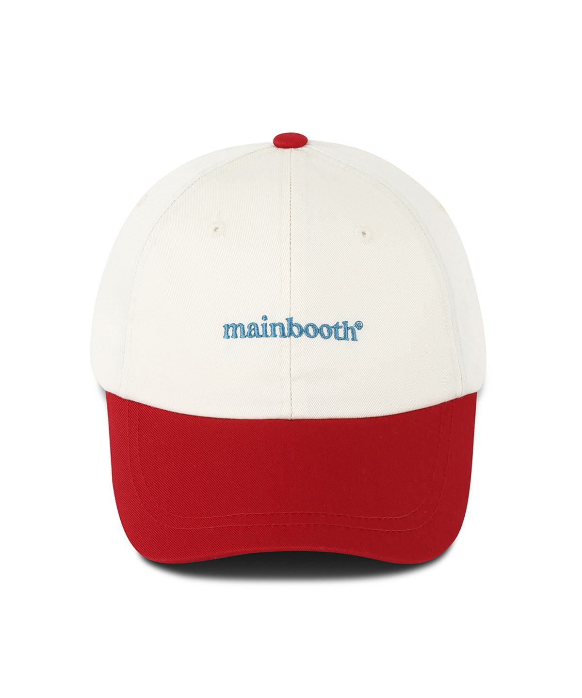 메인부스(MAINBOOTH) Original Mini Logo Ball Cap(CREAM)