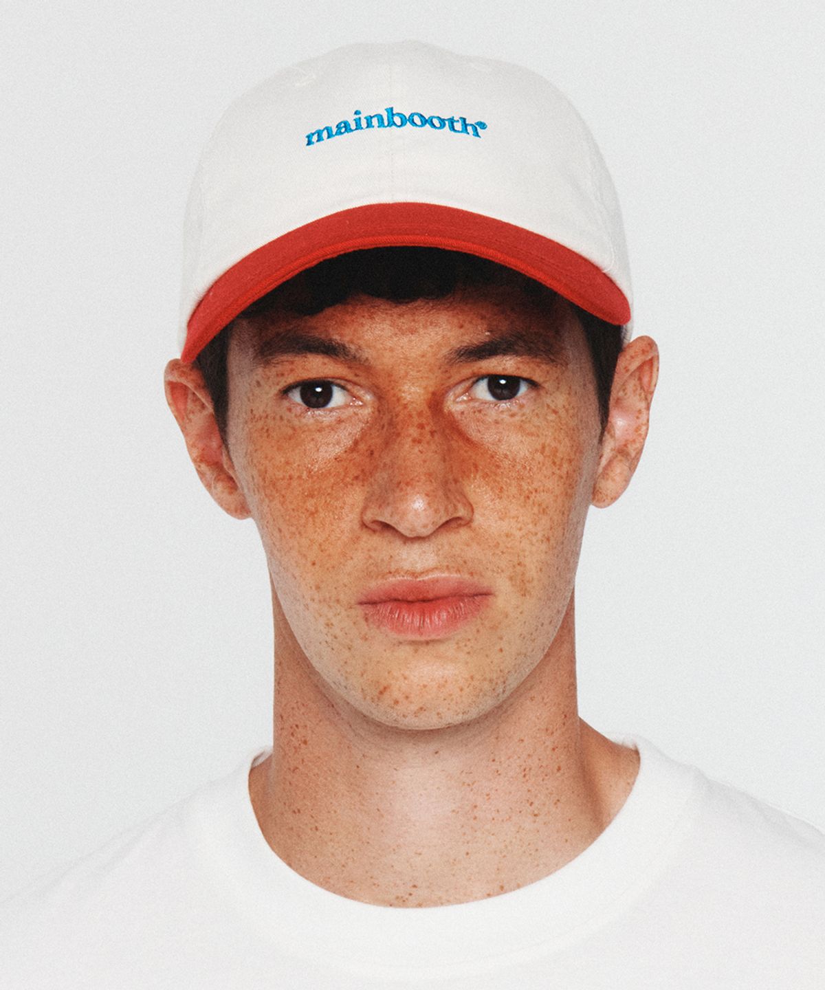 메인부스(MAINBOOTH) Original Mini Logo Ball Cap(CREAM)