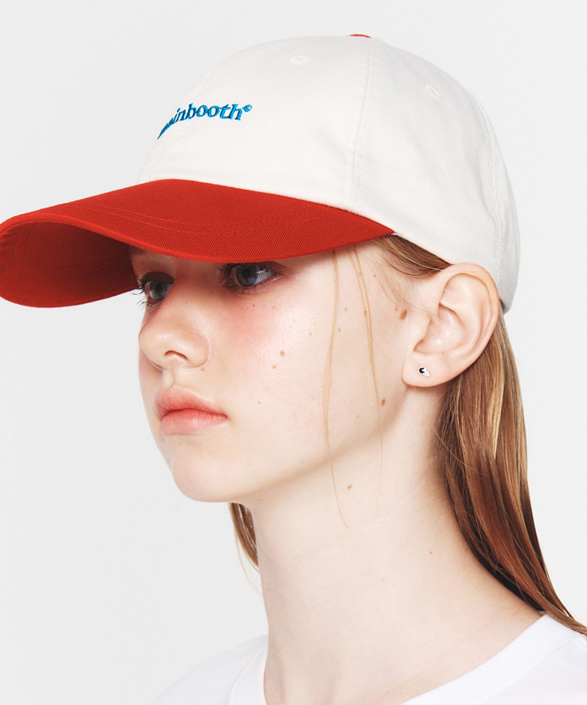 메인부스(MAINBOOTH) Original Mini Logo Ball Cap(CREAM)