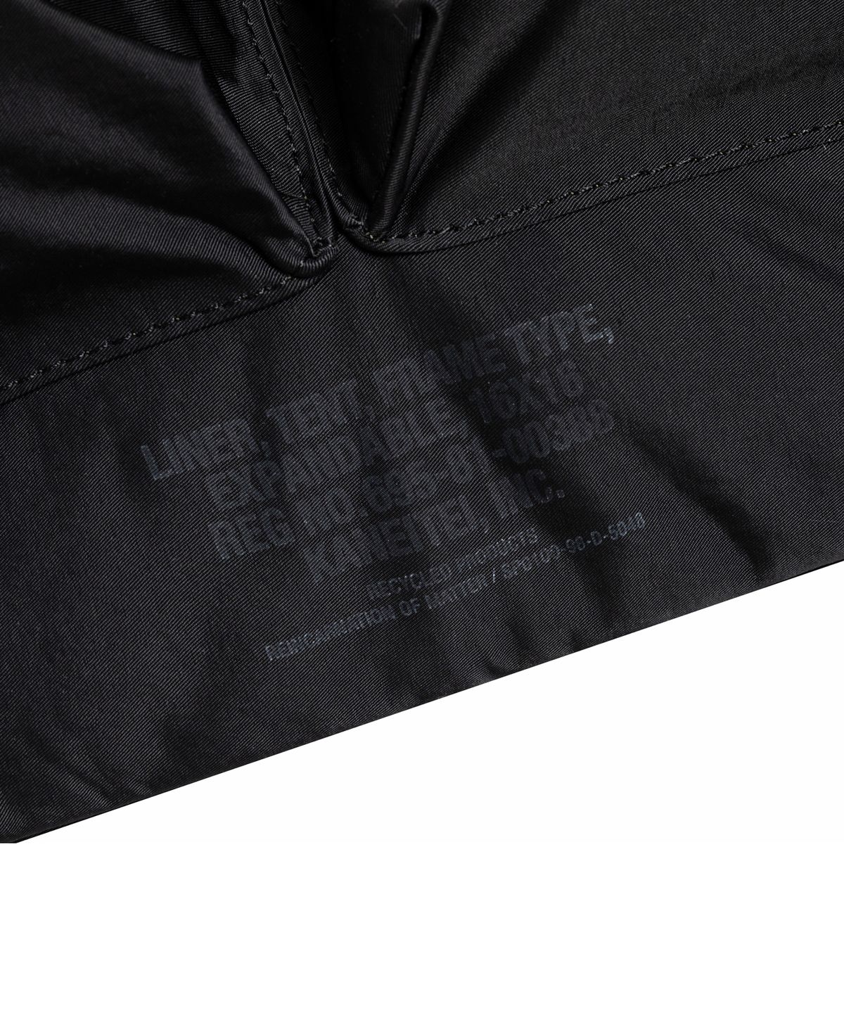 카네이테이(KANEITEI) ROME HELMET BAG L (BLACK) / RECYCLED