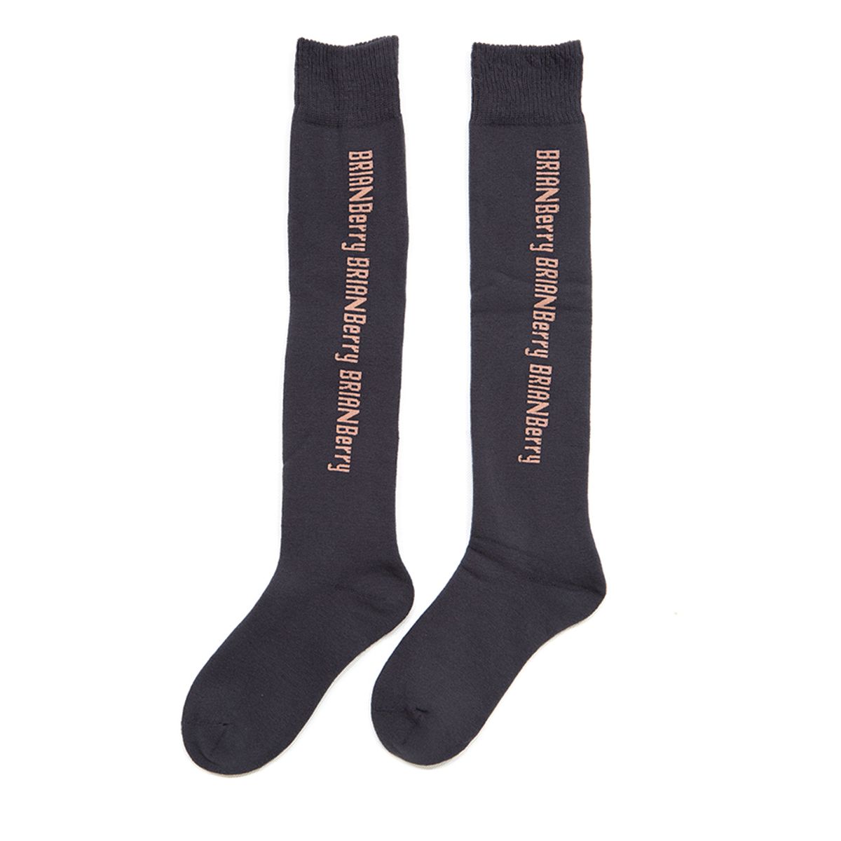 브라이언베리(BRIAN BERRY) BERRY KNEE SOCKS_CHARCOAL