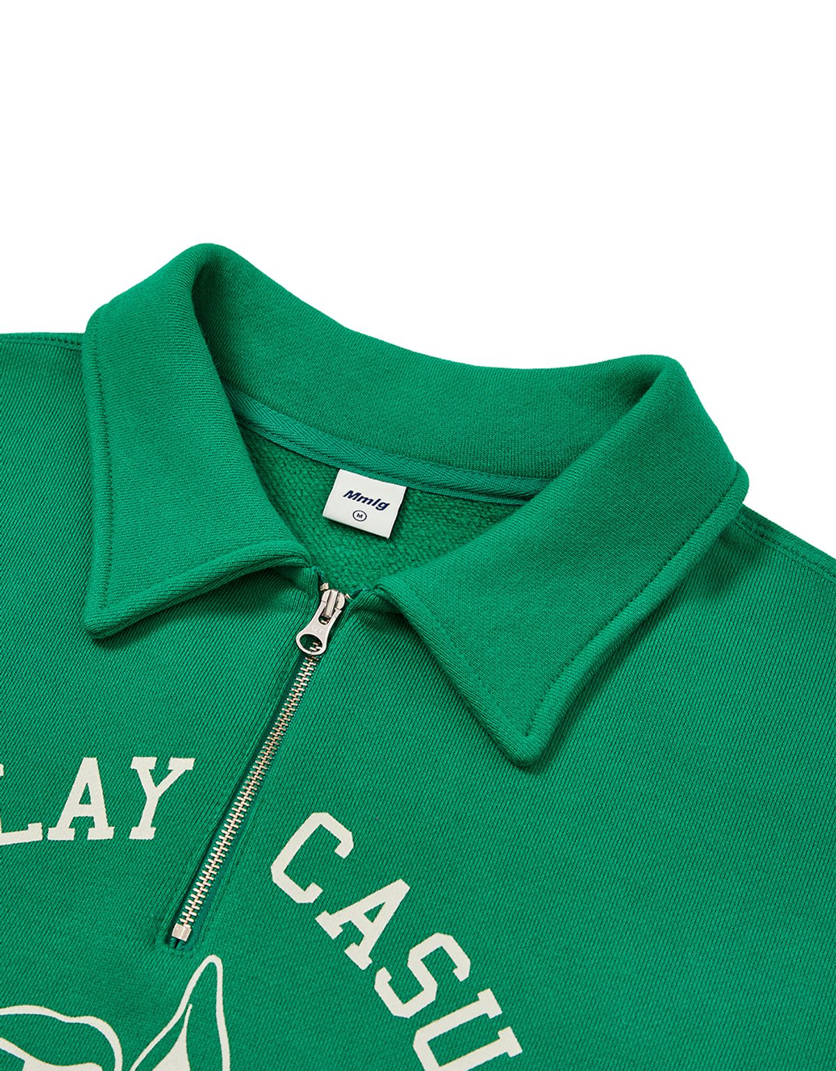 엠엠엘지(MMLG) [Mmlg] MELGE RUGBY SWEAT (GREEN C)