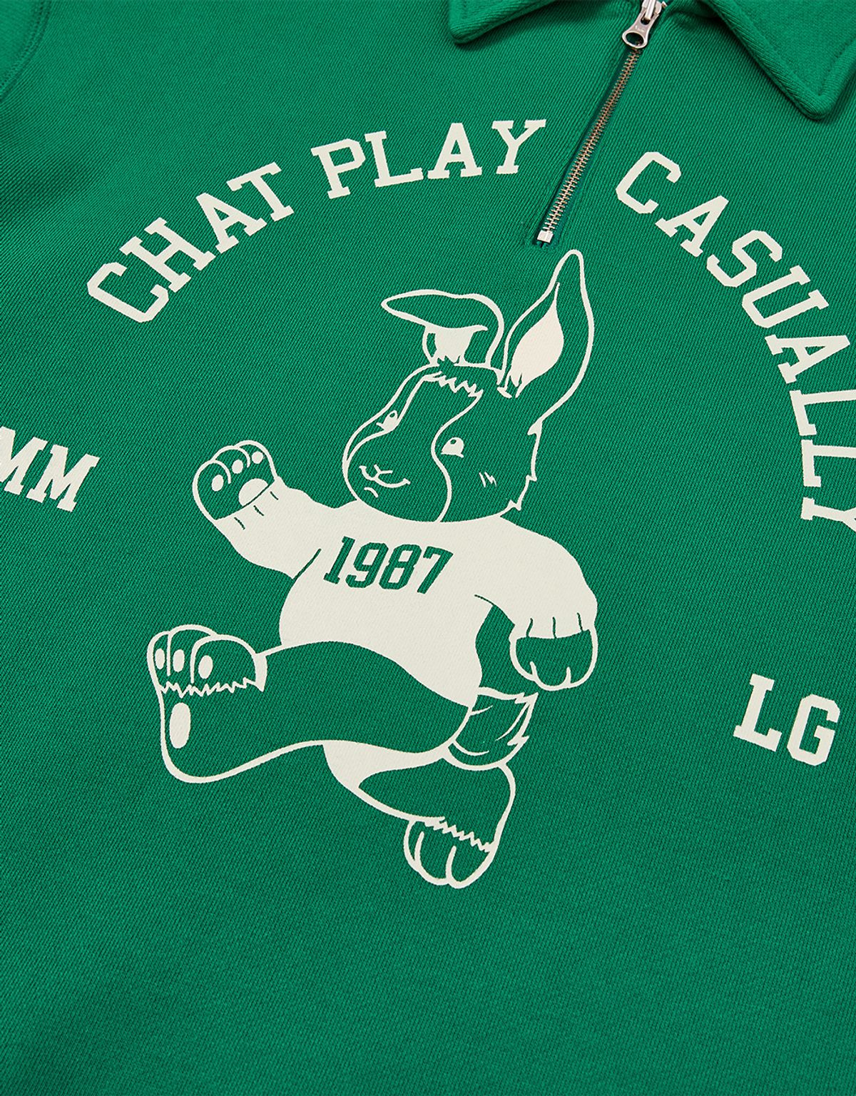 엠엠엘지(MMLG) [Mmlg] MELGE RUGBY SWEAT (GREEN C)
