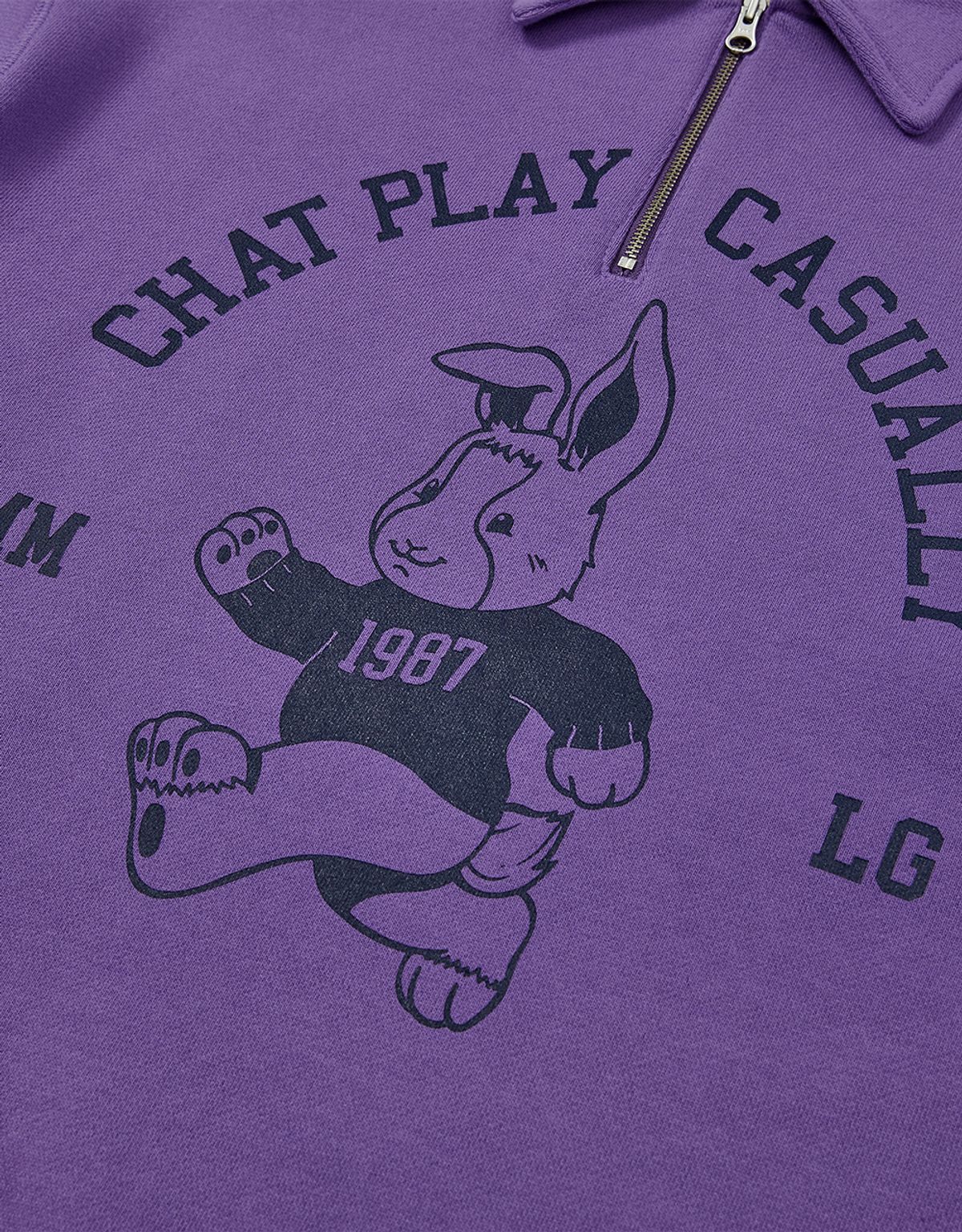 엠엠엘지(MMLG) [Mmlg] MELGE RUGBY SWEAT (COMPORT PURPLE)