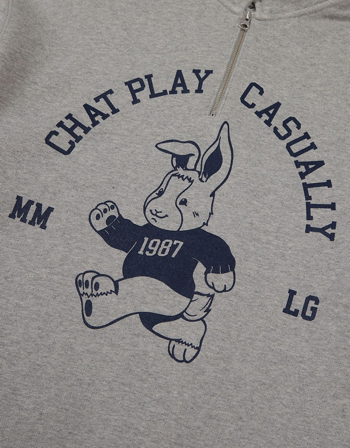 엠엠엘지(MMLG) [Mmlg] MELGE RUGBY SWEAT (EVERY GREY)