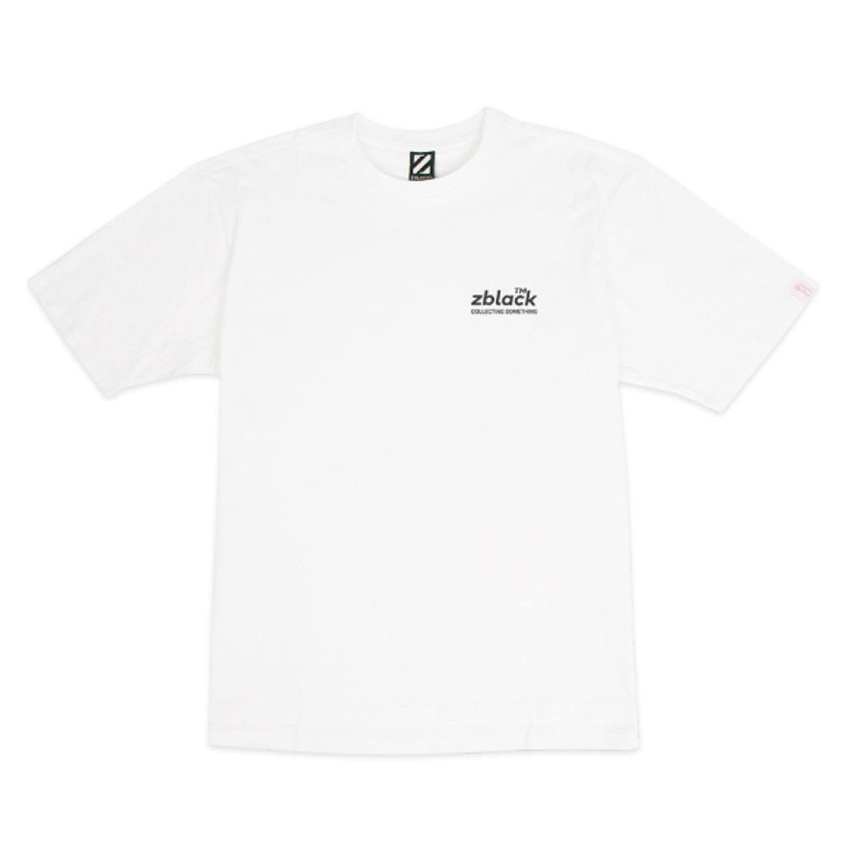 지블랙(ZBLACK) 100 오가닉 코튼 제트 플랜츠 레터링 반팔티셔츠(white_grey graphic)