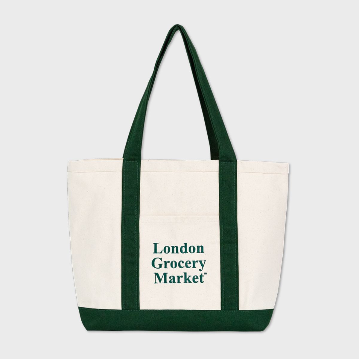 런던그로서리마켓(LONDON GROCERY MARKET) Classic Boat Tote (Green)
