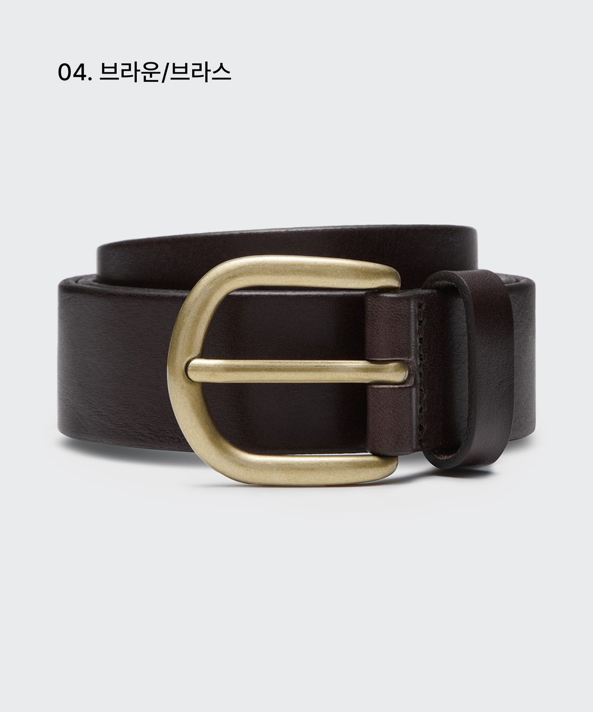 무신사 스탠다드(MUSINSA STANDARD) 베이식 이탈리안 레더 벨트_30mm