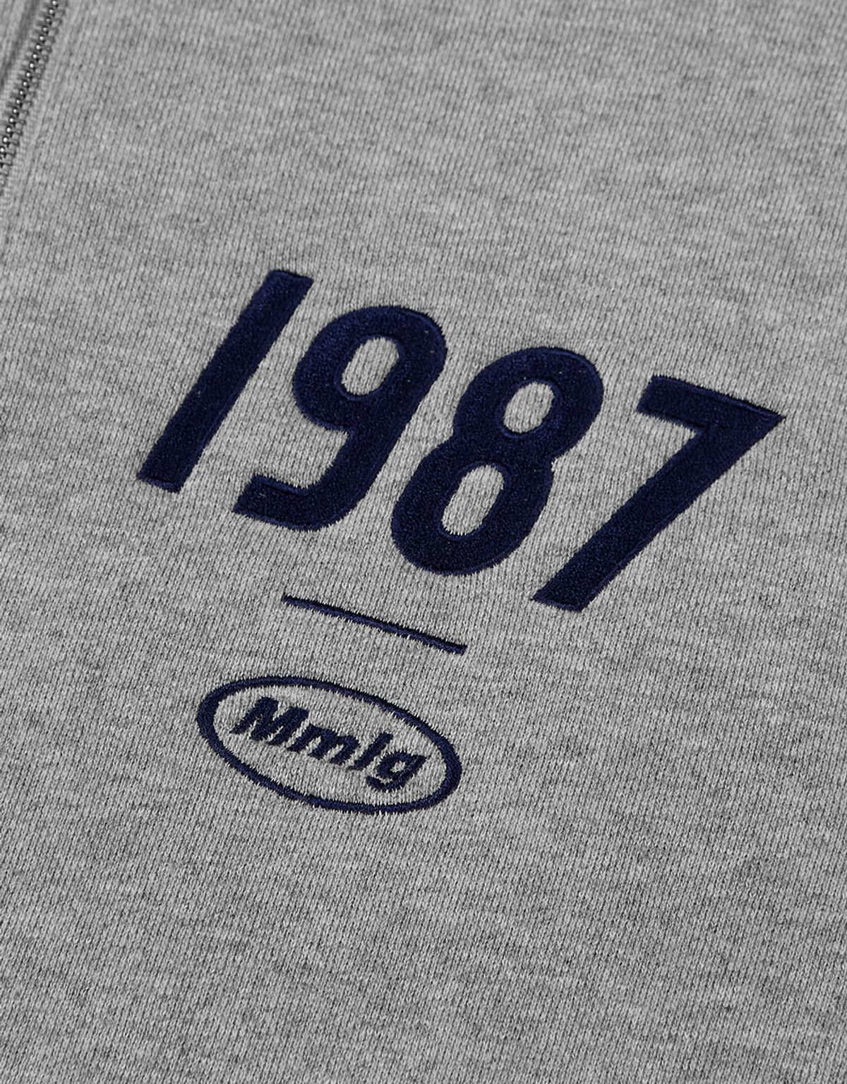엠엠엘지(MMLG) [Mmlg] 19MG HALF-ZIP SWEAT (EVERY GREY)