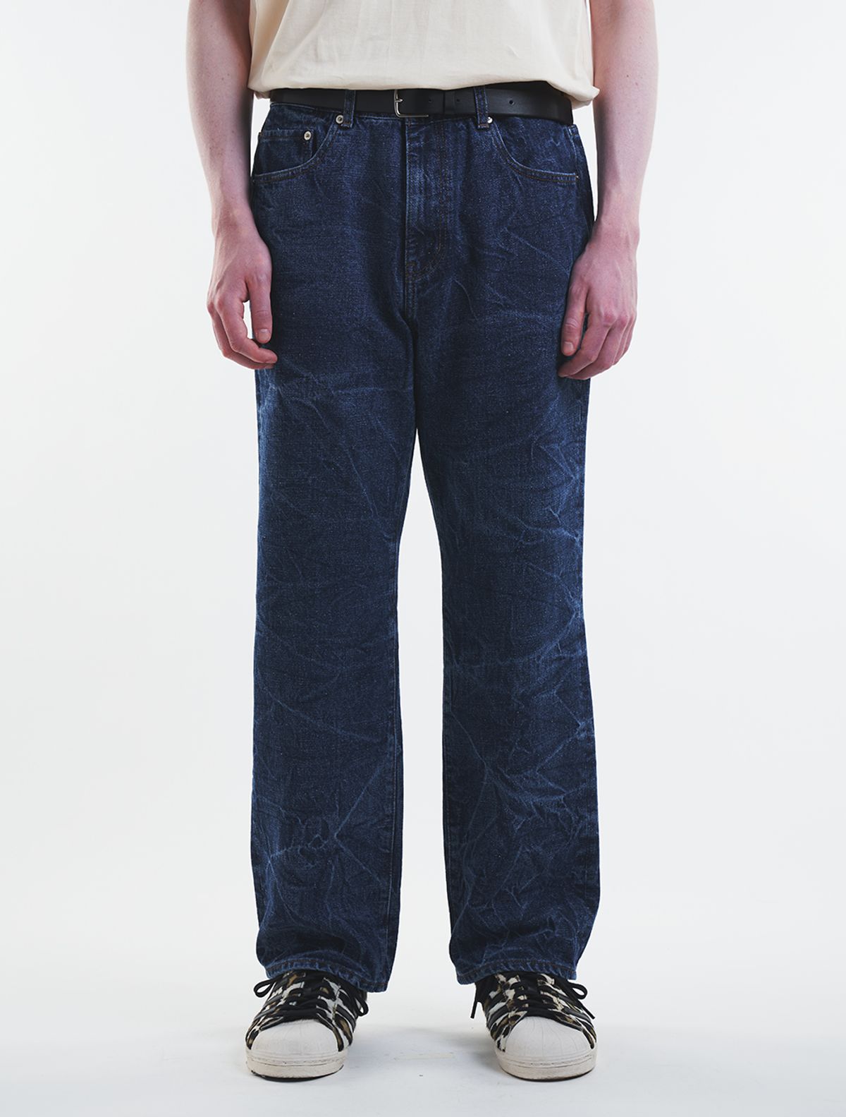 데호(DEHO) SEQUIA WASHED DENIM [Dark blue]