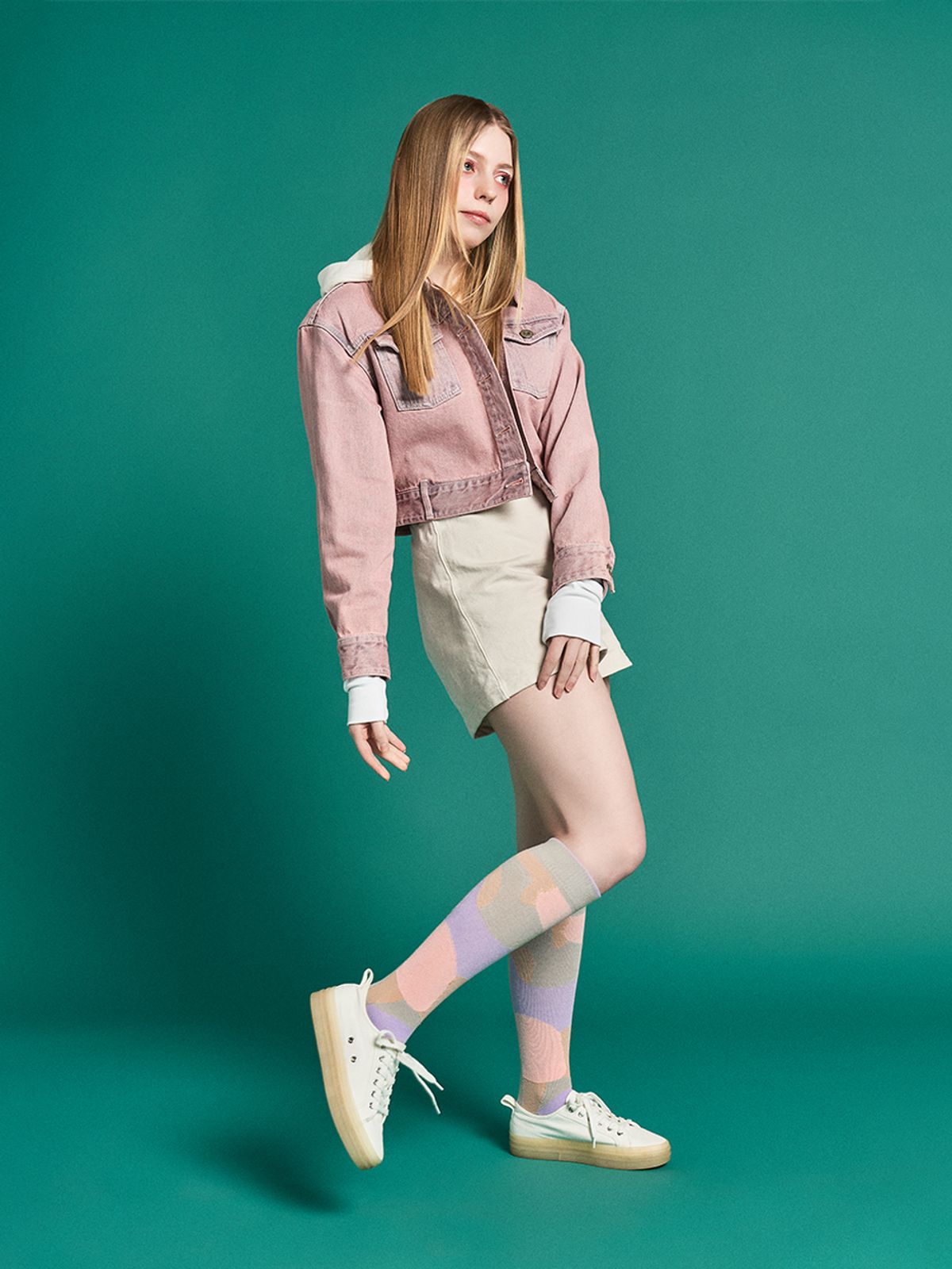 싹스오버왓에버(SOXOVERWHATEVER) SOXOW Camo Flower Gray Sand [S/M]